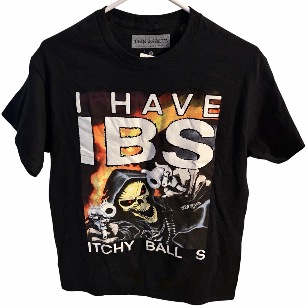 Graphic Tee Funny I Have IBS, Men’s Medium NWT